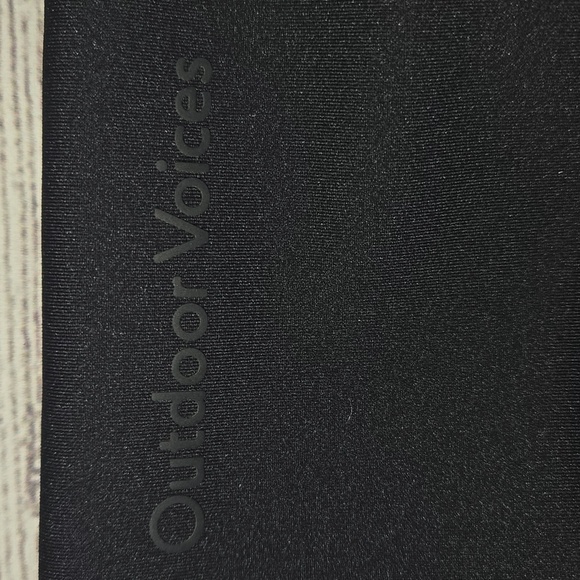 Outdoor Voices Women's Frost Knit 7/8 Legging Black Size L - Picture 8 of 9